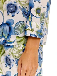 Blue Serenity Emma Green Medusa 2-Piece Pajama Set