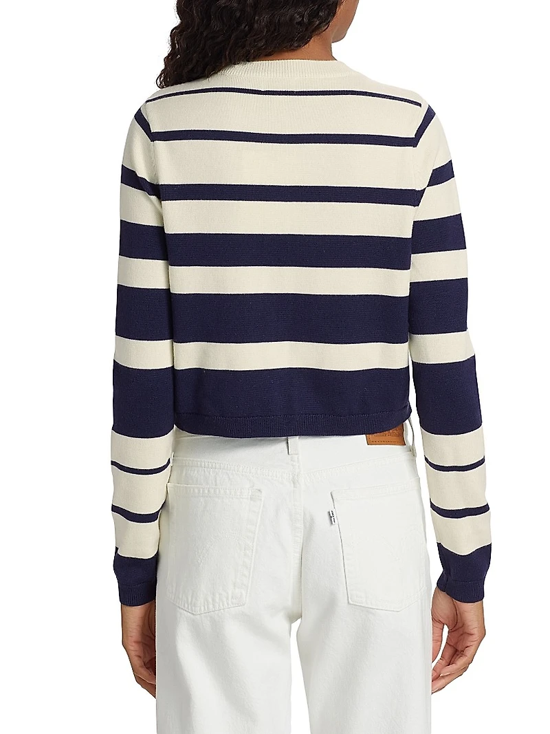 Kimbra Stripe Wool Cardigan