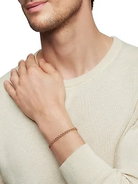 Wheat Chain Bracelet 18K Rose Gold