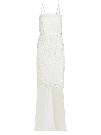 Lace Bow Sheath Dress