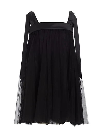 Tulle & Lace Trapeze Minidress