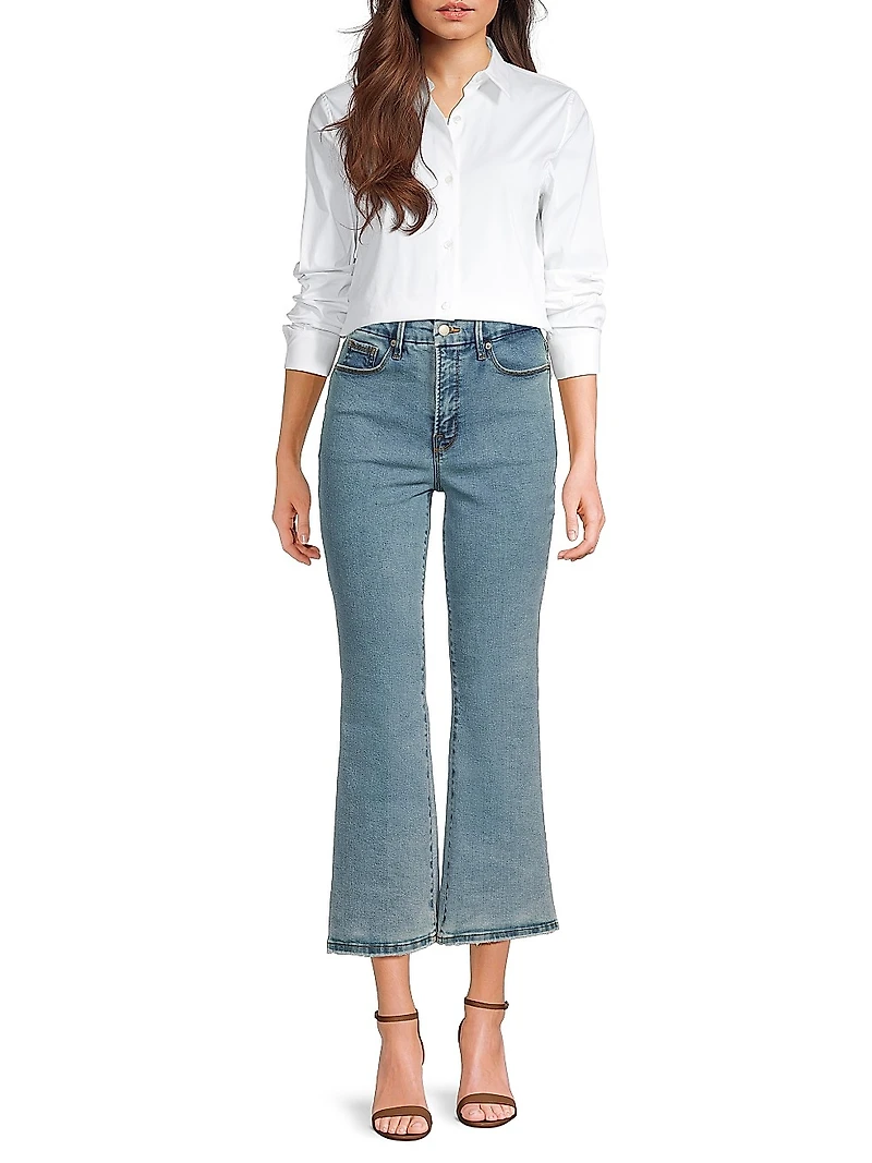 Good Legs Crop Mini Boot Jeans