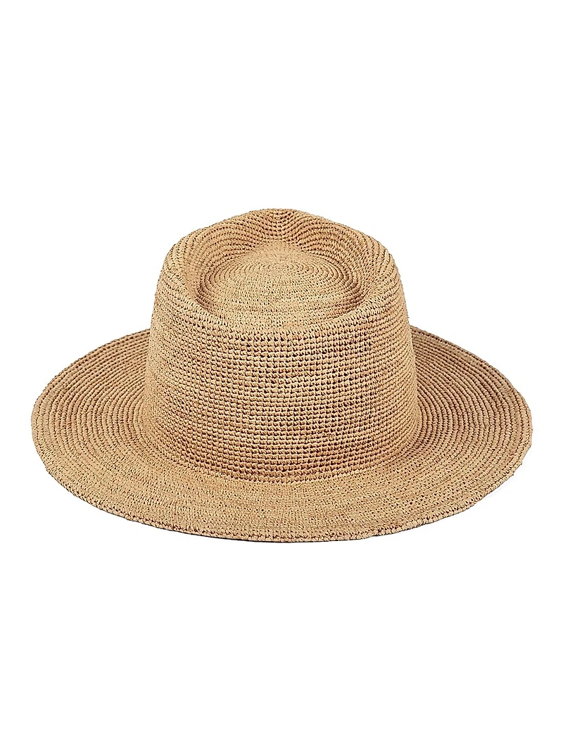 Raffia Straw Fedora