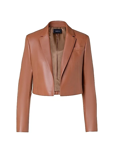 Gian Leather Crop Jacket