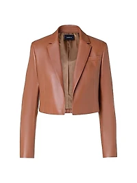 Gian Leather Crop Jacket