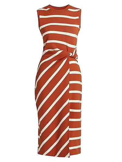 Cody Striped Sleeveless Dress