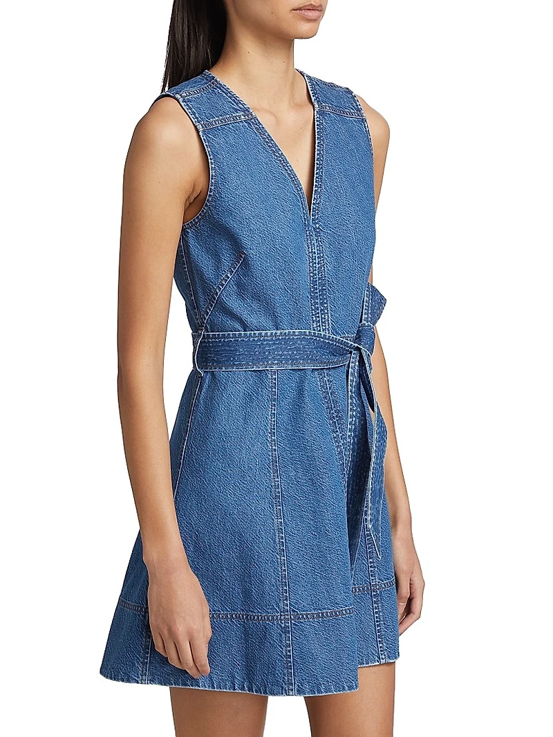 Reina Denim Minidress
