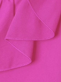 Ruffle One-Shoulder Minidress