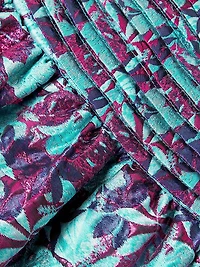 Floral Jacquard Strapless Minidress