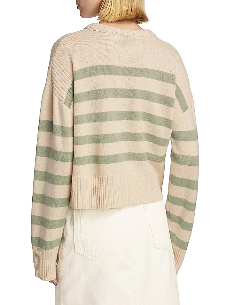 Farah Stripe Wool Sweater