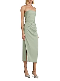 Harriet Strapless Midi-Dress