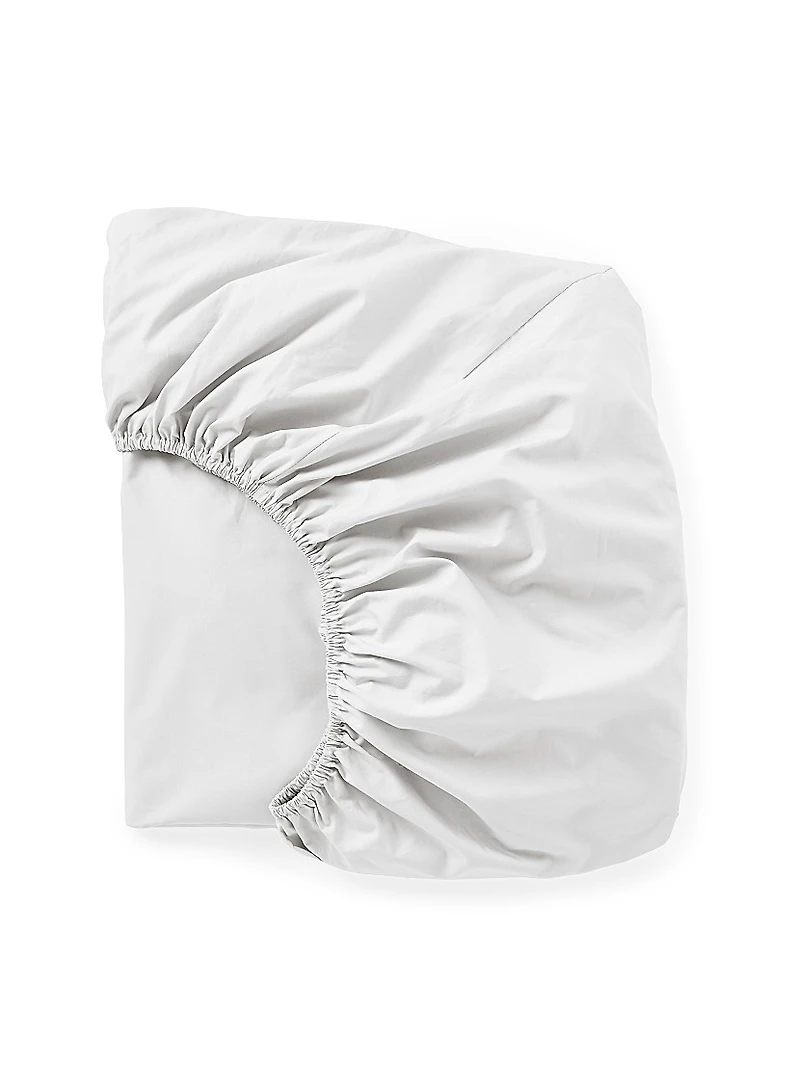 300 TC Organic Percale Fitted Sheet