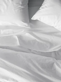 300 TC Organic Percale Fitted Sheet
