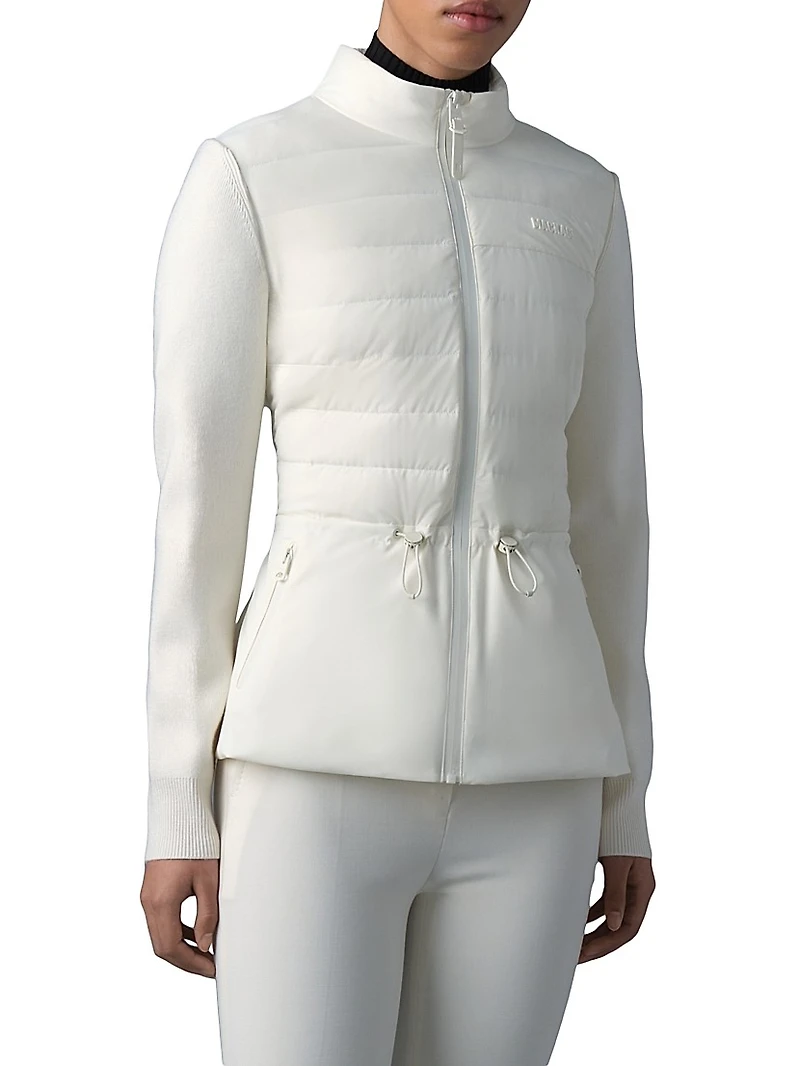 Laika Hybrid Peplum Down Jacket
