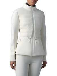 Laika Hybrid Peplum Down Jacket