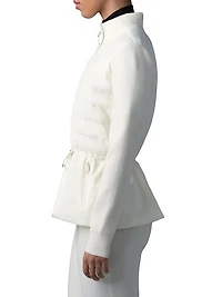 Laika Hybrid Peplum Down Jacket