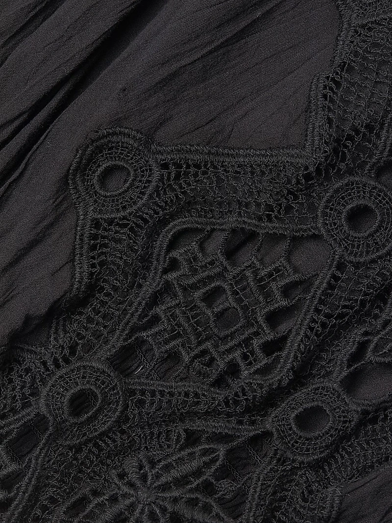 Maddison Lace-Trimmed Cover-Up Dress