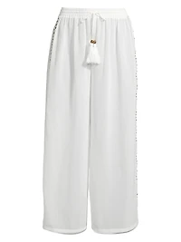 Shelby Tassel Cover-Up Pants