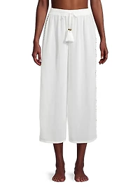 Shelby Tassel Cover-Up Pants