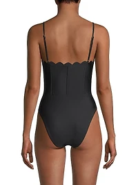 Mikayla Scalloped One-Piece Swimsuit