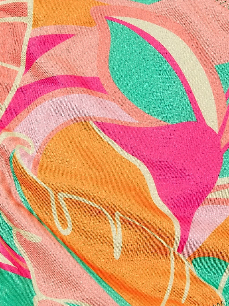 Isla Palm-Print Bikini Bottom