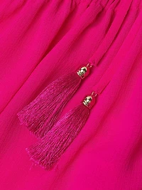 Amalia Lace-Trimmed Caftan Cover-Up