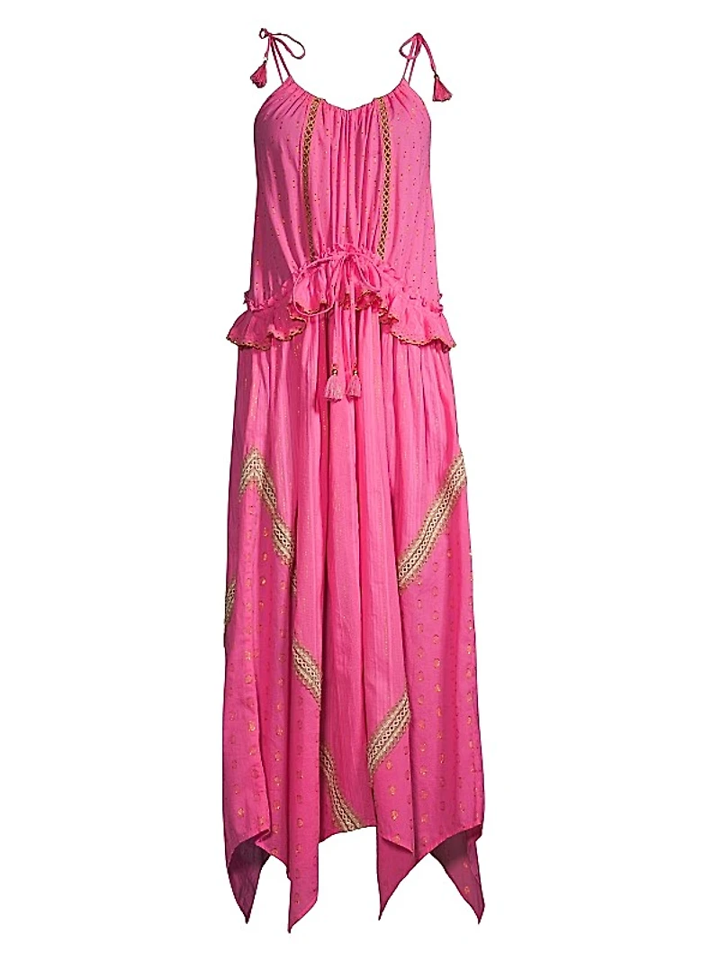 Alma Tassel Cover-Up Maxi Dress