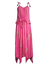 Alma Tassel Cover-Up Maxi Dress