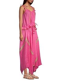 Alma Tassel Cover-Up Maxi Dress