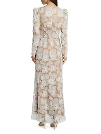 The New Bride Darcy Embellished Mesh Gown