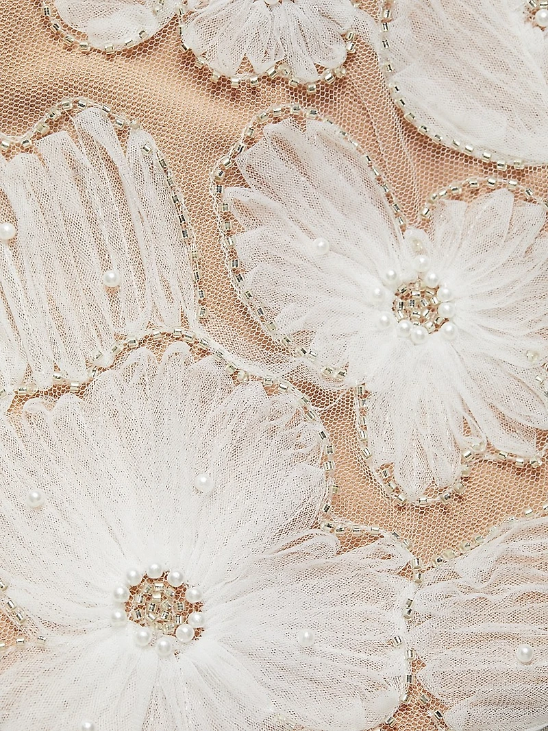 The New Bride Darcy Embellished Mesh Gown