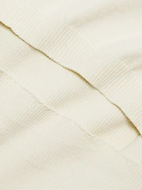 Lip Appliqué Cut-Out Top