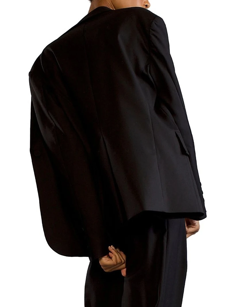 Relaxed Wool Blazer