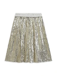Little Girl's & Girl's Sequin-Embellished Pleated Skirt