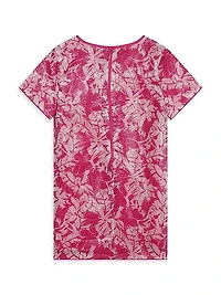 Little Girl's & Girl's Sequin-Embellished Crewneck Shirtdress