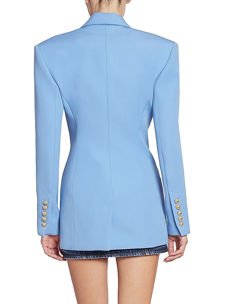 Wool Single-Breasted Blazer