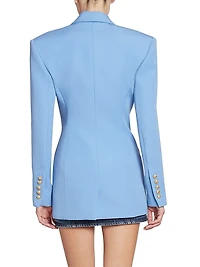 Wool Single-Breasted Blazer