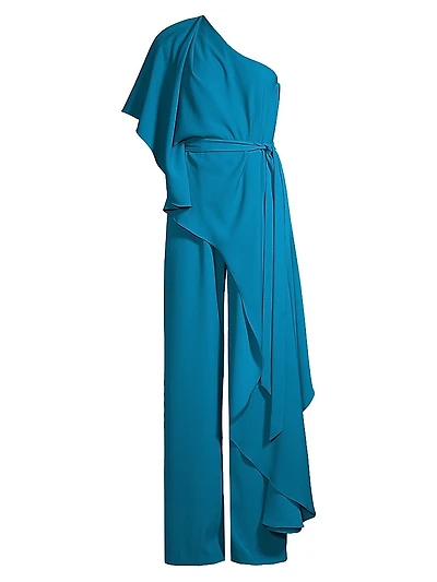 Eve Kristine One-Shoulder Jumpsuit