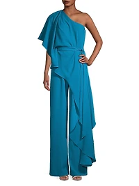 Eve Kristine One-Shoulder Jumpsuit