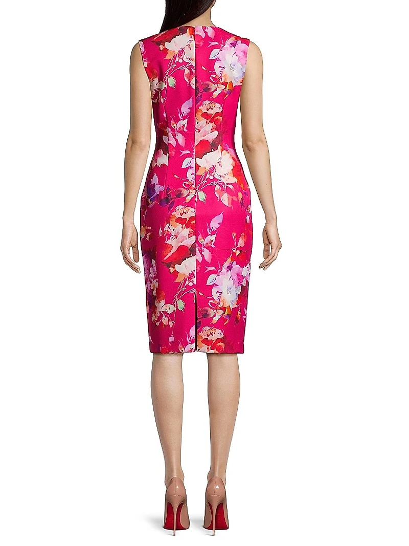 Oriana Floral Sheath Dress