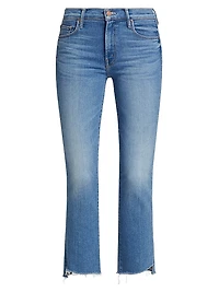 The Insider Crop Step Fray Jeans