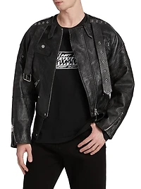 Leather Biker Jacket