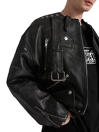 Leather Biker Jacket
