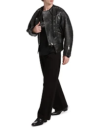 Leather Biker Jacket