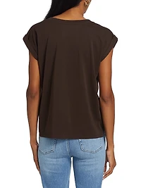 Cotton V-Neck T-Shirt