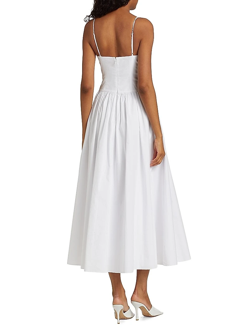 Dena Drop-Waist Midi-Dress