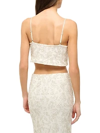 Fermo Beaded Crop Top