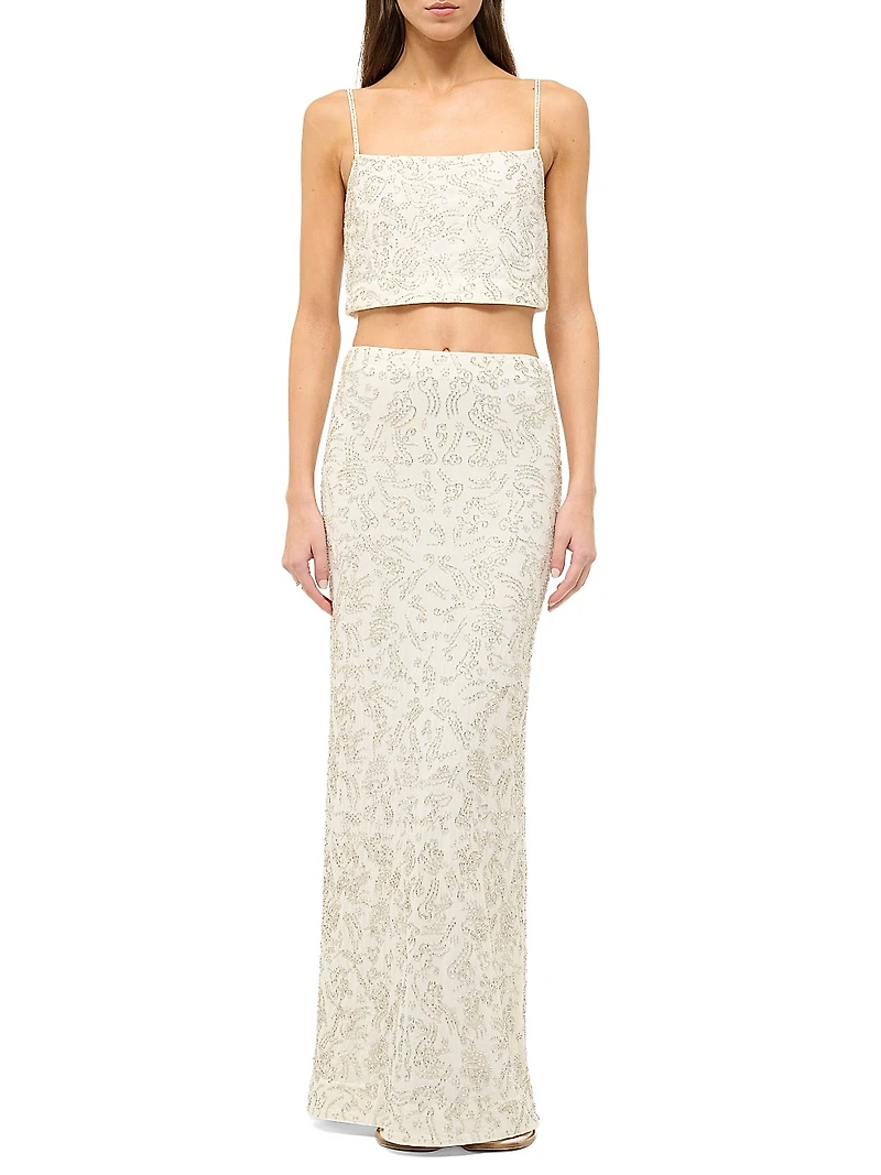 Fermo Beaded Crop Top