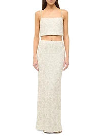 Fermo Beaded Crop Top