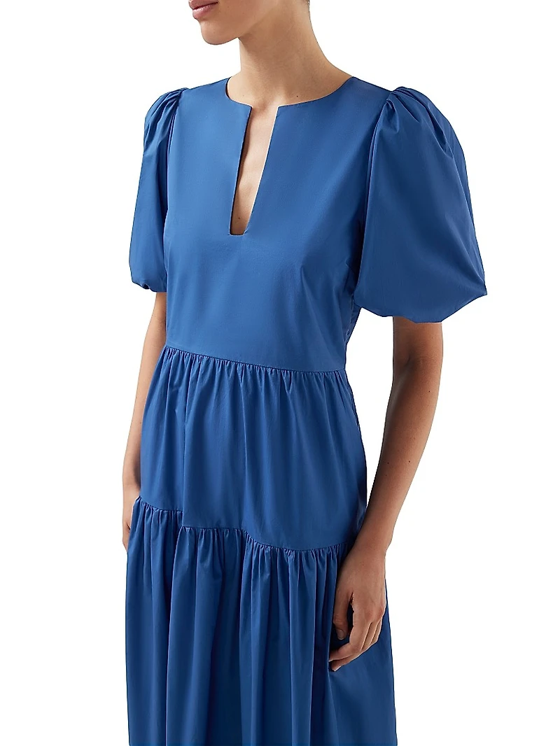 Mira Tiered Midi Dress